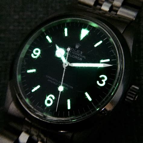 do fake rolex watches glow in the dark|rolex watch face no hands.